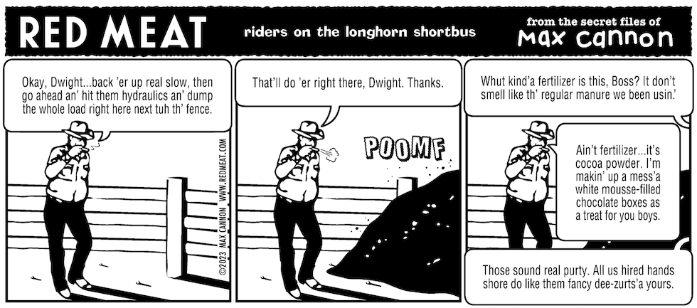 Red Meat: riders on the longhorn shortbus