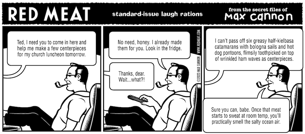 Red Meat: standard-issue laugh rations